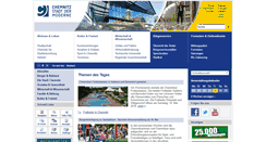 Desktop Screenshot of chemnitz.de